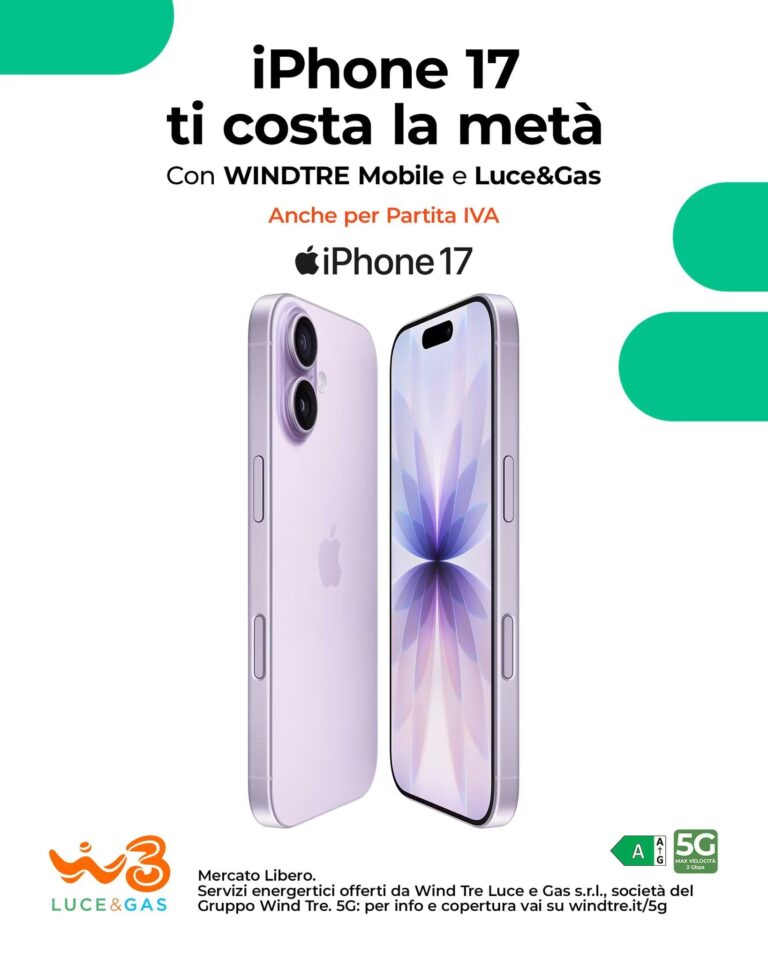 IPHONE 17 costa la Metà