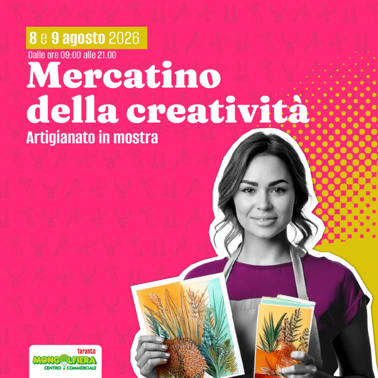 Mercatino della Creatività – agosto