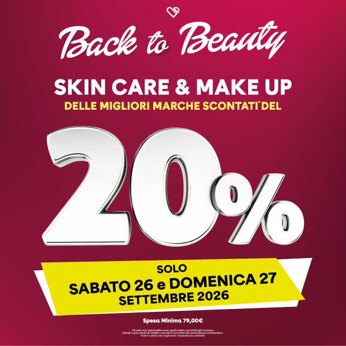 PROMO BACK TO BEAUTY SETTEMBRE